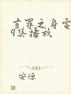 有罪之身电视剧9集播放