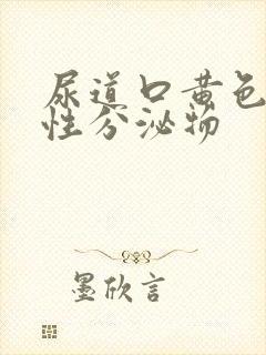 尿道口黄色液体性分泌物