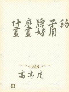 什么牌子的平板画画好用