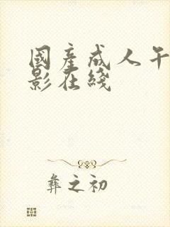 国产成人午夜电影在线封面