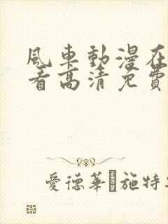 风车动漫在线观看高清免费封面