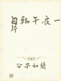 日韩午夜一级黄片