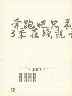 奔跑吧兄弟第13季在线观看封面