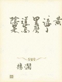 阴道里流黄水水是怎么了