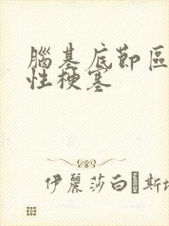 脑基底节区腔隙性梗塞