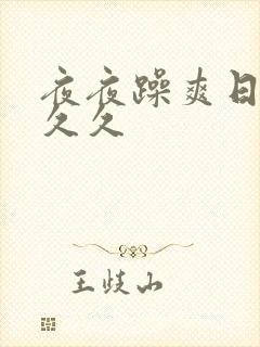 夜夜躁爽日日躁久久