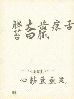 胖大齿痕舌 舌苔白腻