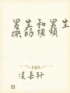 男生和男生互相操的视频