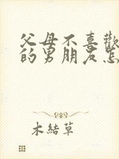 父母不喜欢女儿的男朋友怎么办