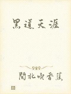 黑道天涯封面