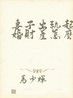 妻子出轨起诉离婚财产怎么判