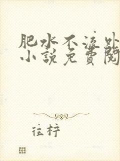 肥水不流外人田小说免费阅读