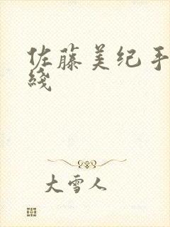 佐藤美纪手机在线