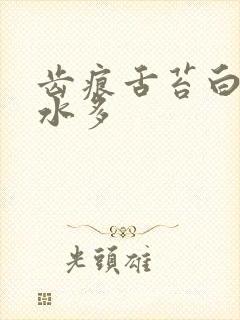 齿痕舌苔白腻口水多