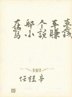 在哪个平台可以写小说赚钱封面