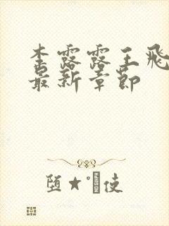 李露露王飞小说最新章节