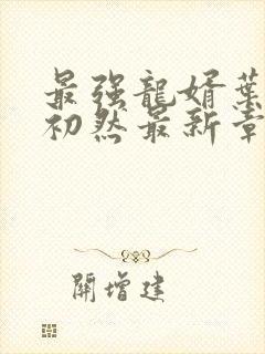 最强龙婿叶辰萧初然最新章节