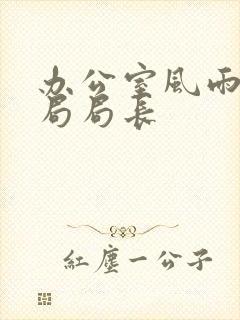 办公室风雨教育局局长封面