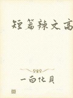 短篇辣文高h封面