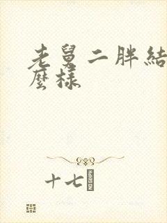 老舅二胖结局怎么样