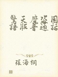 惊天魔盗团2国语版普通话封面