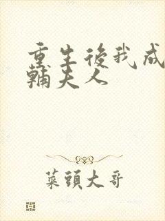 重生后我成了首辅夫人