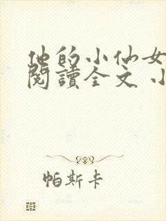 他的小仙女免费阅读全文 小说