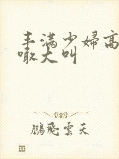 丰满少妇高潮大喊大叫封面