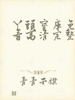 丫头宝库免费观看高清完整版