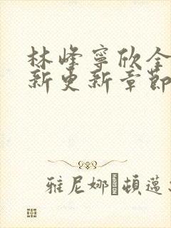 林峰宁欣全文最新更新章节封面