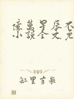 亿万星辰不及你小说全文免费阅读