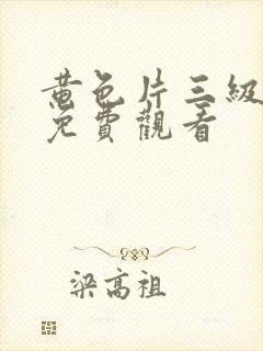 黄色片三级在线免费观看