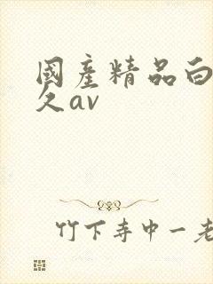 国产精品白丝久久av