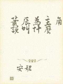 萧辰为主角的小说叫什么封面