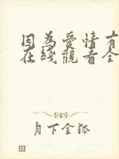 因为爱情有多美在线观看全集免费