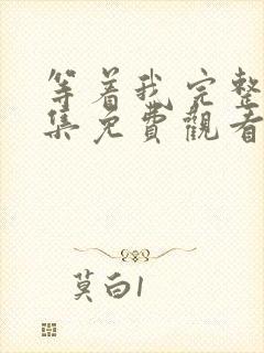 等着我完整版全集免费观看封面