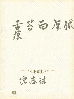 舌苔白厚腻有齿痕