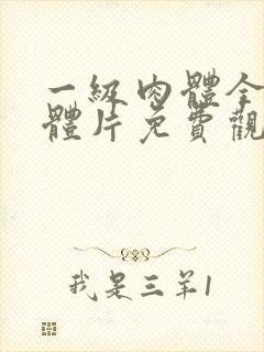 一级肉体全黄裸体片免费观看一