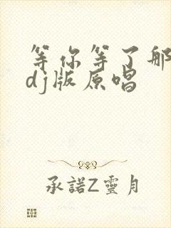 等你等了那么久dj版原唱