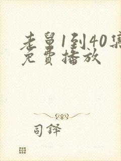 老舅1到40集免费播放