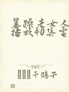 暴躁老女人免费播放40集电视剧封面
