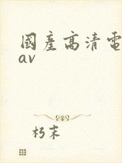 国产高清电精品av