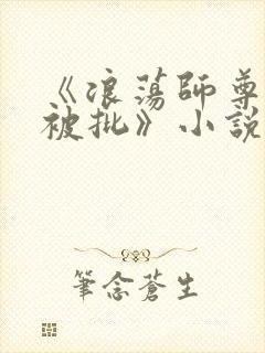 《浪荡师尊就该被批》小说