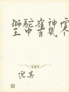 狮驼岭神僧战魔王中有几个魔王