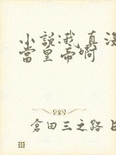 小说:我真没想当皇帝啊