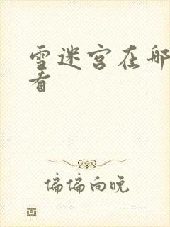 雪迷宫在哪里能看
