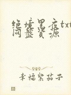 绝境黑夜txt网盘资源封面