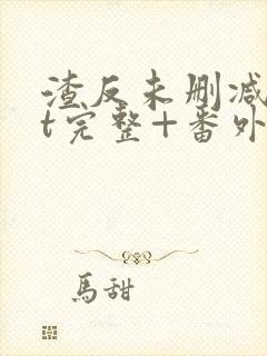 渣反未删减txt完整+番外