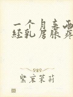 一个月来两次月经乳房胀疼怎么回事封面