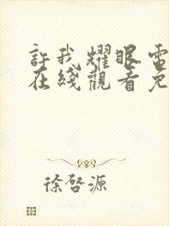 许我耀眼电视剧在线观看免费